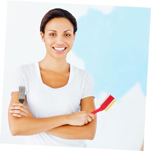 Nylon Edge Painting Pad for Precise Wall and Ceiling Edging Trim Paint Tool for Fences and Decks High-Durability Bristles for Efficient Painting Projects