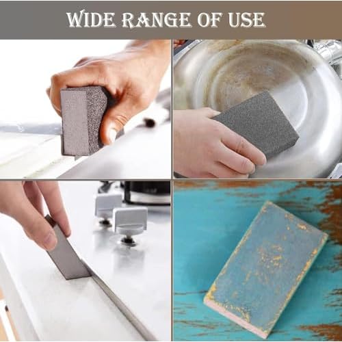 4 Pack 320 Grit Single Angle Sanding Sponge, Washable and Reusable Sanderpaper Hand Sanding Blocks for Wood Drywall Metal Home Sanding