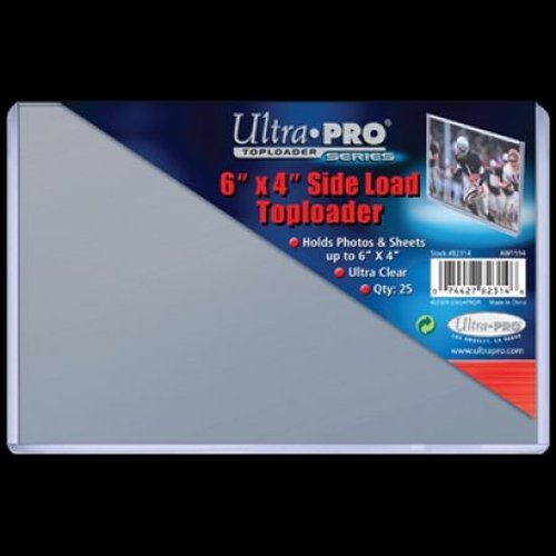 Top Loader - 6"x4" Side Loader (25 per Pack)