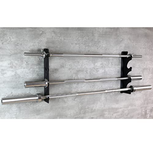 Lovind Horizontal 4-Bar Wall Mount Barbell Rack for Home & Gym Storage