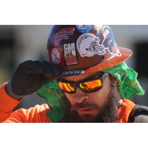 BOMBER Tiger Safety Sunglasses with Matte Black Frame, Red Mirror Lens, Safety Sunglasses - TR103-RM