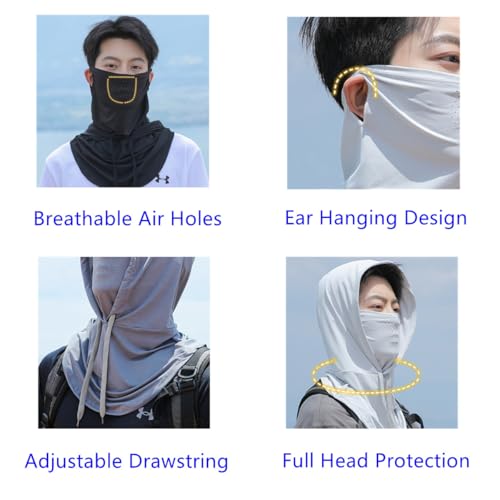 Breathable Balaclava Face Mask - UV Protection for Cycling & Fishing
