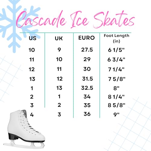 Girls' Figure Ice Skates - Lake Placid Cascade - Size 3