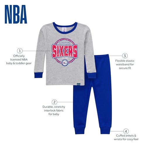 NBA Baby Pajamas - Snug Fit Cotton Sleepwear 3T / Philadelphia Sixers