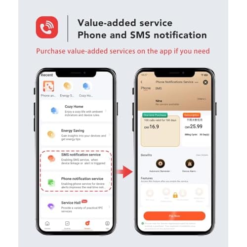 Smart Smoke Detector Fire Alarm, Uingarm, Wi-Fi Smoke Detector with App, Bluetooth Wireless Smoke Alarms with Battery Operated, 3 Pack