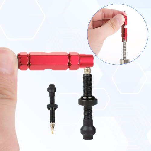 Valve Core Repair Tool Set - 2 Pcs, Red Valve Core Remover
