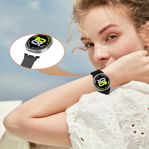 20mm Stainless Steel Watch Band Connectors for Samsung Galaxy Watch 8 & Classic 46mm - 6 Pack