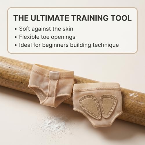 Zenmarkt X-Small Ballet & Dance Half Soles Foot Undies for Flexibility