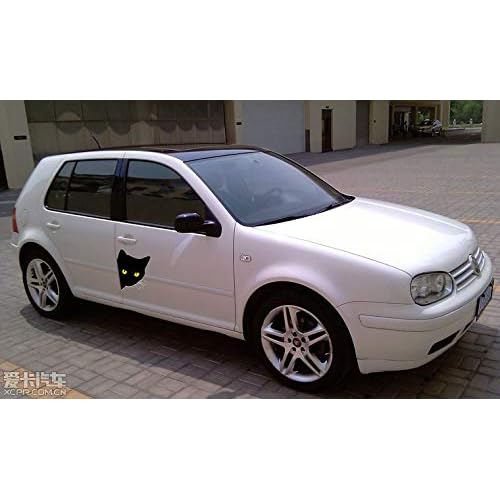 2pcs Washroom Room WC Toilet Seat Stickers A Peeping Cat Animal Pattern Little Black Cat Wall Car Door Stickers Decor Decals Art Mural (YK2022-002)