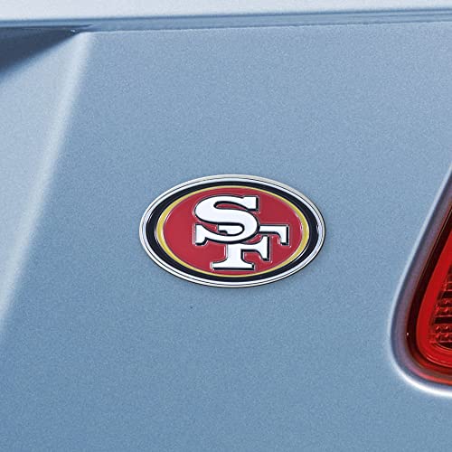 San Francisco 49ers 3D Color Metal Emblem - Diecut Team Logo