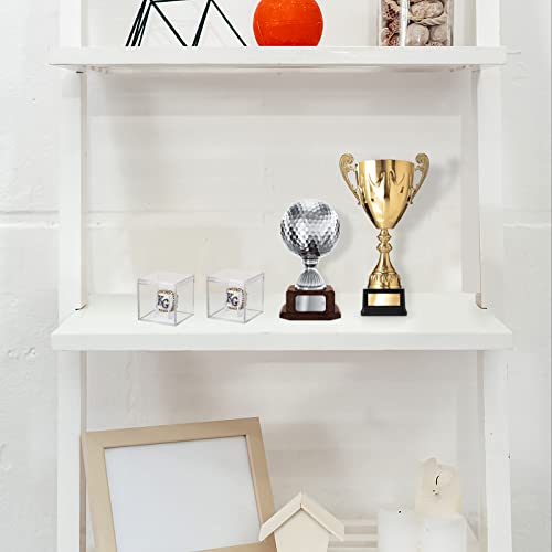 Championship Ring Display Case Set - 3 Clear Acrylic Holders