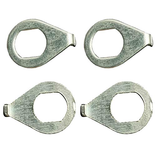 Bike Wheel Hub Hook Washer Gasket - 4 Pack Steel Safety Clips