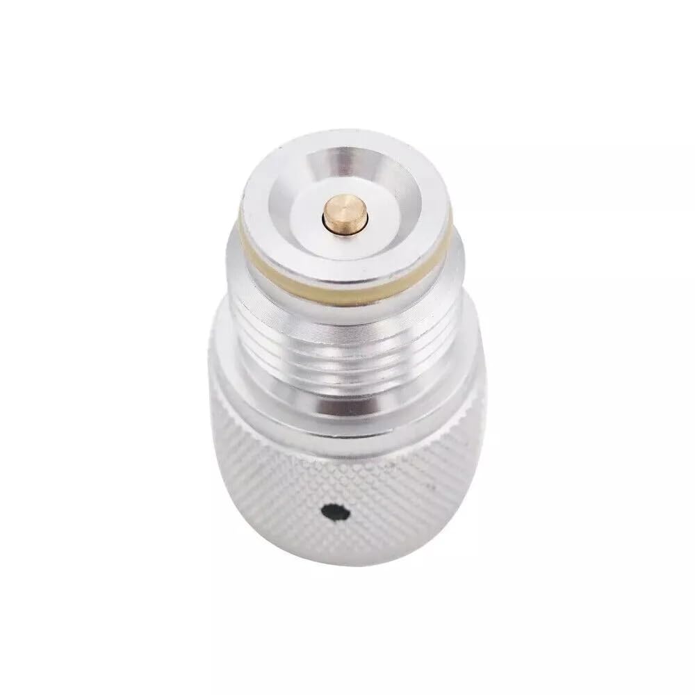 UCCKEYI CO2 Adapter with Rings Compatible with 88G 90G Disposable Co2 Cartridge to G1/2-14 Thread Tank