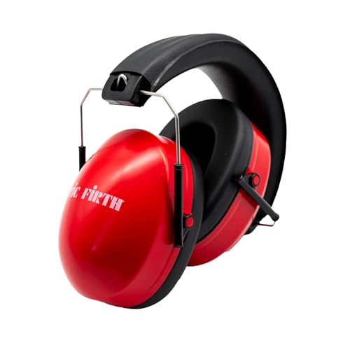 Vic Firth KIDP2 Kids Isolation Headphones, Red