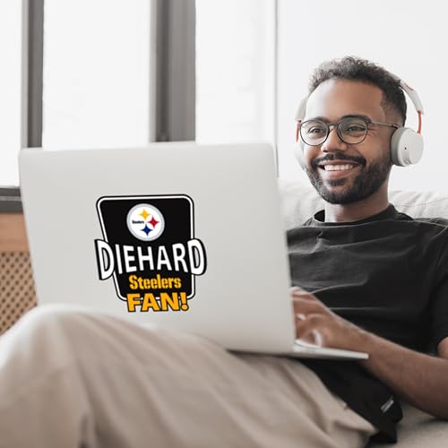 Pittsburgh Steelers Auto Decal - Die-Hard Fan Vinyl Sticker