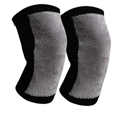 Women Men Winter Knee Warmers Knee Brace Sleeve Leg Warmer Wool Cashmere Thicken Knee Supports Knee Pads Legging Stocking Warm Thermal Ski Cycling Knee Brace Sleeve for Joint Pain Arthritis 1 Pair