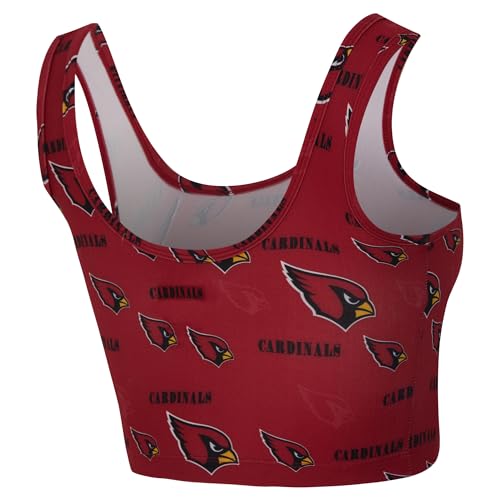 Arizona Cardinals Women's Mosaic Allover Print Bralette - Small