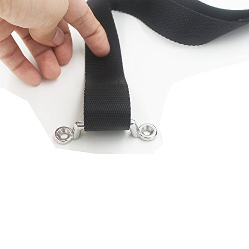 Stainless Steel Footman Loops - 4 Pack Bimini Top Pad Eye