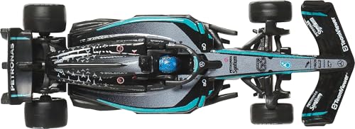 Hot Wheels Premium 1:64 Scale Formula 1 Racecar Set - George Russell & Kimi Antonelli