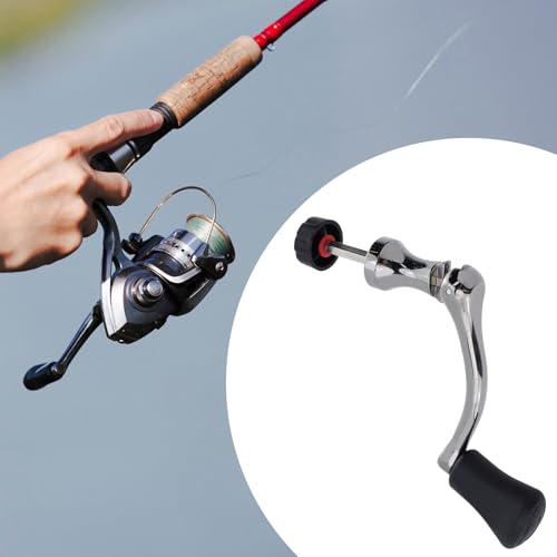 Metal Fishing Reel Handle - Medium Dark Grey, Easy Installation