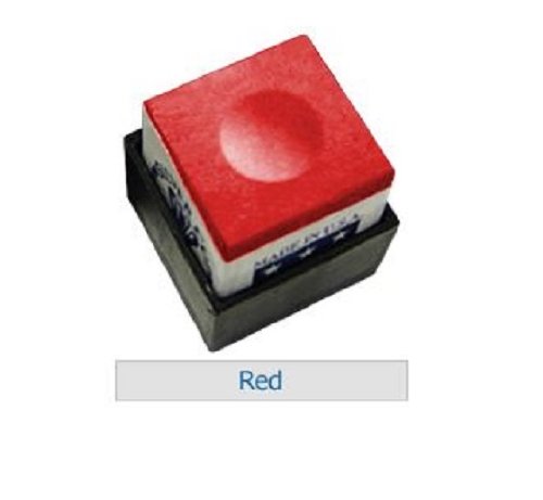 Billiard Pool Cue Chalk - Set of 6 Red Chalk Blocks