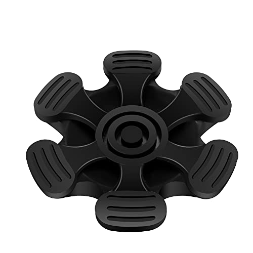Self Standing Cane Tip Replacement - 3/4 Inch - Black
