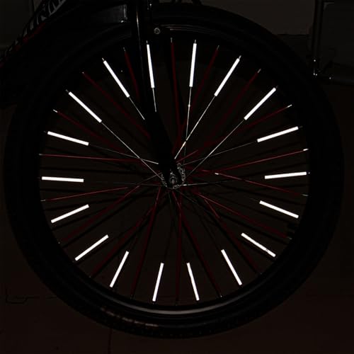 36PCS Reflective Spoke Skins for Mountain & Road Bikes - Spoke Reflectors