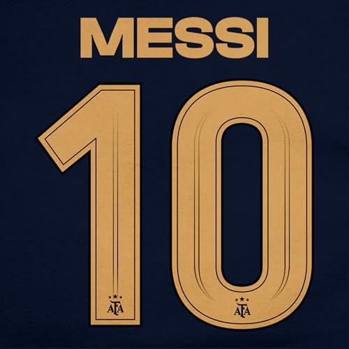 Argentina Football Association Lionel Messi Pullover Hoodie - Navy, Small