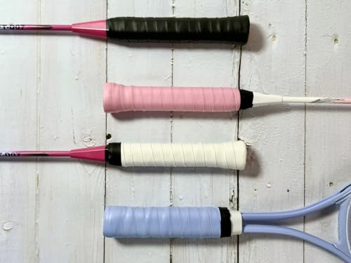 Tennis Racket Grip Tape - 12 Pack Overgrip with Black Color