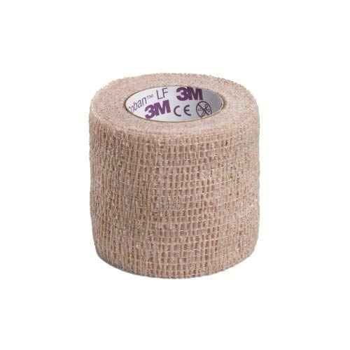 Self-Adherent Wrap - 2" x 5 yds - Tan - Medical Compression Bandage