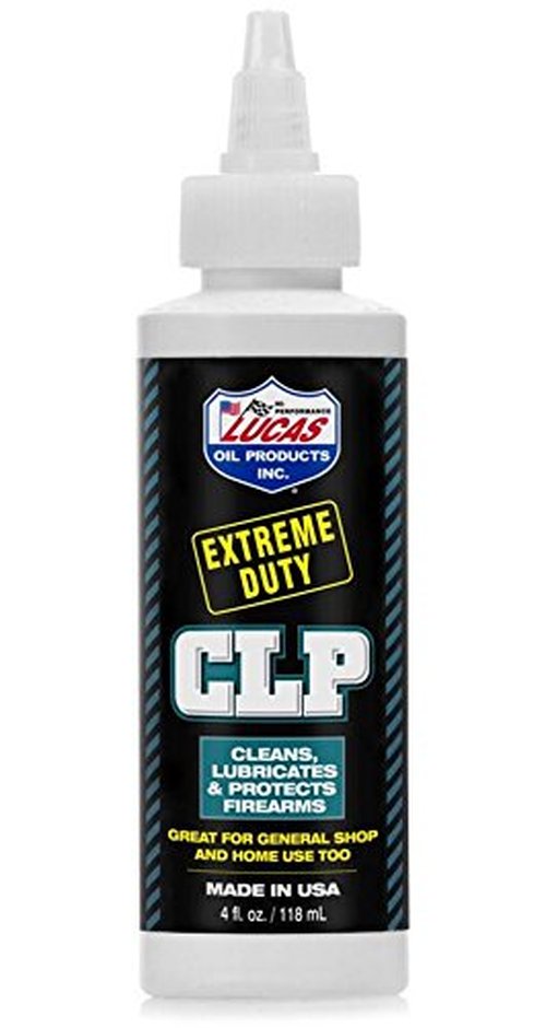 Lucas Extreme Duty 4oz Bore Solvent, Gun Oil, CLP & 1oz Needle Oiler, Grease Tube