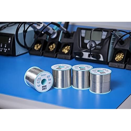 Weller WSW SnPb (T0051403399) Solder Wire, Dia: 0.3 mm / 0.012 in, Wt: 100 g / 3.527 oz, Alloy Sn60Pb40, Flux content 2.2%