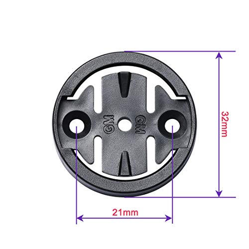 Bicycle Computer Mount Adapter Set - 4 Inserts & 8 Screws