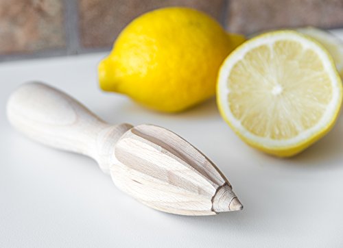 Lemon Reamer Juicer - Beechwood 1.25 Inch x 6 Inch