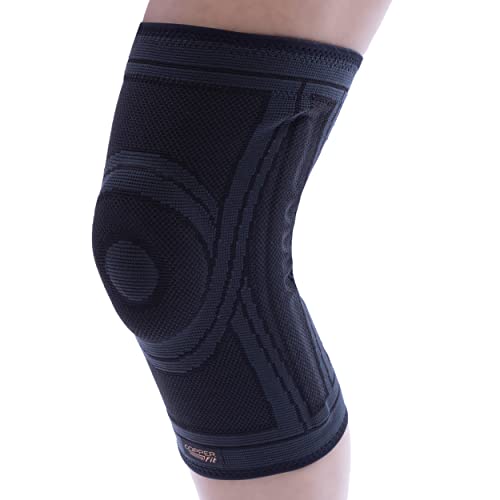 Copper Fit Knee Support Sleeve Small/Medium - Adjustable Compression Brace
