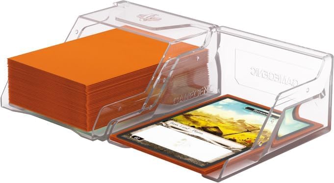 Bastion 50+ XL Deck Box - Compact & Clear Storage for Trading Cards
