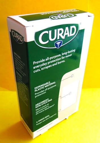 Extra Large Plastic Bandages - 2x4 Size, 10 Count