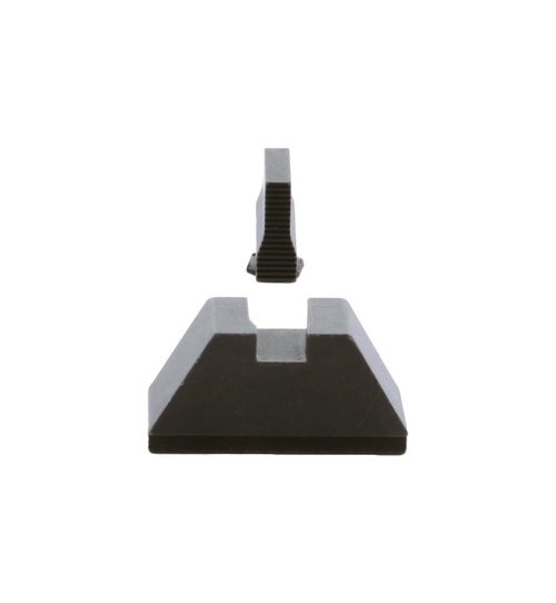 AMERIGLO Optic Compatible Sight Set for Glock - 2XL Tall Black Serrated .350" Front, Flat Black .429" Rear