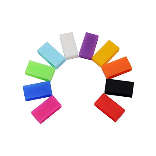 20Pcs Protective Silicone Fastener Rings for Fitbit Flex - Mixed Color