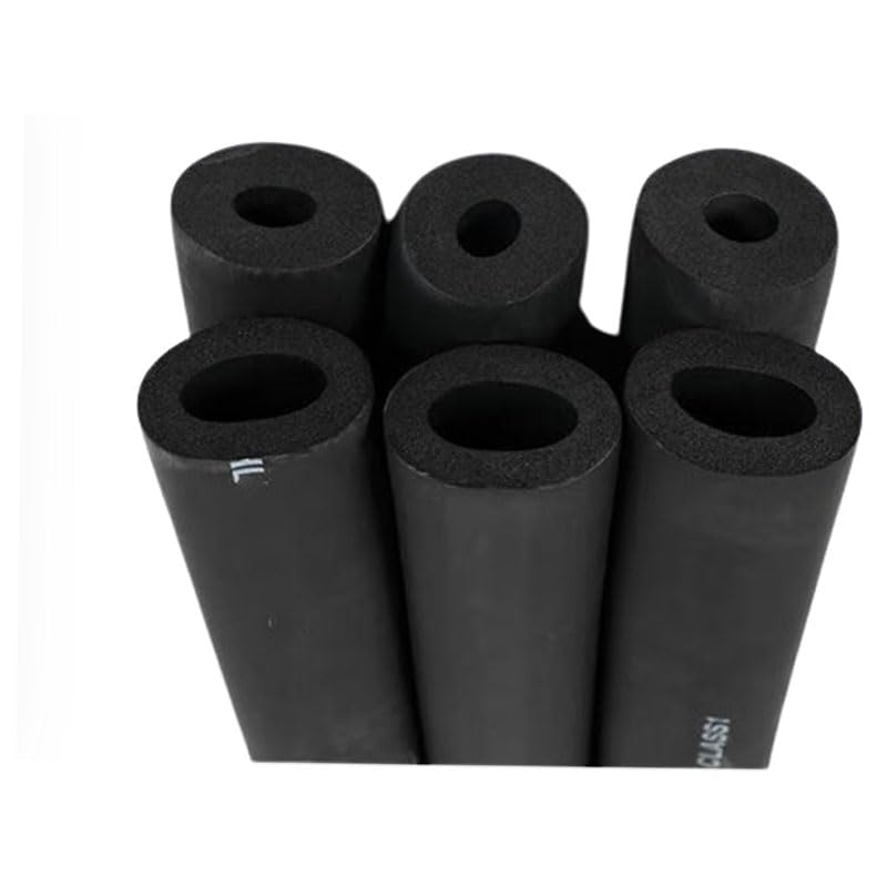 Pipe Insulation Foam Tube 1" Inch ID*3/8" TH-6Ft Foam Tubing Black Pipe Cover Heat Preservation for Outdoor Water Pipe Insulation,AC Unit, Guitar Stands, Exercise Machine Handle and Roof Rack Etc