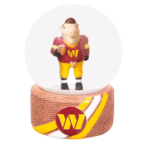 NFL Washington Commanders Snow Globe - Team Logo Holiday Decor