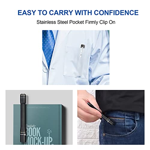 LUMINTOP Pen Light IYP365 Nichia High Color Rendering LED Flashlight, Pen Lights for Nurses, AAA Flashlight, Penlights for Doctors Diagnostic, Inspection, 3 Modes IP68 Waterproof