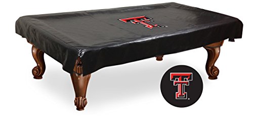 8-Foot Texas Tech Red Raiders Billiard Table Cover - Vinyl