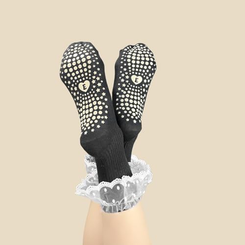 Non-Slip Grip Polka Dot Yoga Socks for Women - One Size, 3 Colors