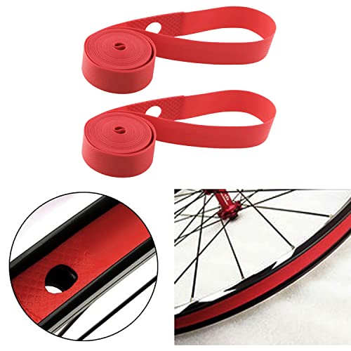 26" x 20mm Bike Rim Strips - Durable Elastic Nylon, 2PCS