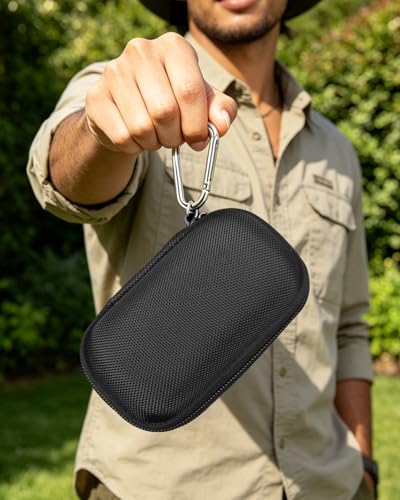 UNIBKXBKX Black Hard EKG Case for KardiaMobile 1L & 6L Heart Monitor, Travel Storage