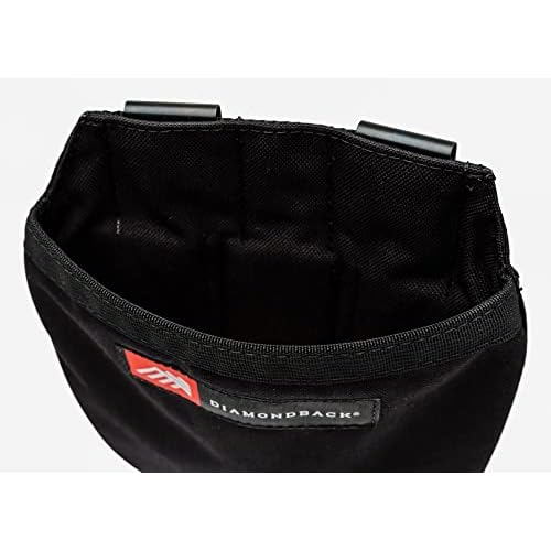 The Diamondback 722 Slingshot Tool Pouch, Black | Pouch for Tool Belt | for Electricians, Carpenters, Installers | 6"x6" | 0.4 lbs