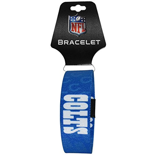 NFL Unisex Stretch Bracelet - Indianapolis Colts - Blue