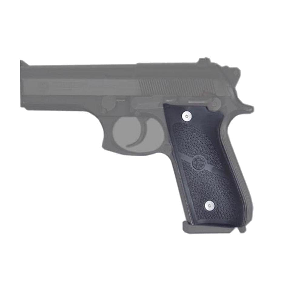 Hogue Taurus PT-92, PT-99, PT-100, PT101 & PT-92AR Rubber Grip Panels, Black - 99010