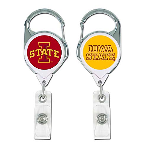 Retractable Badge Holder - NCAA Iowa State Cyclones, Team Colors